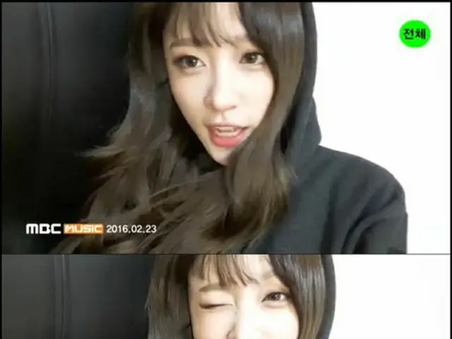 韓国ガールズグループ「EXID」ハニ（23）がファンのためにメッセージ動画を公開した。（提供:OSEN）