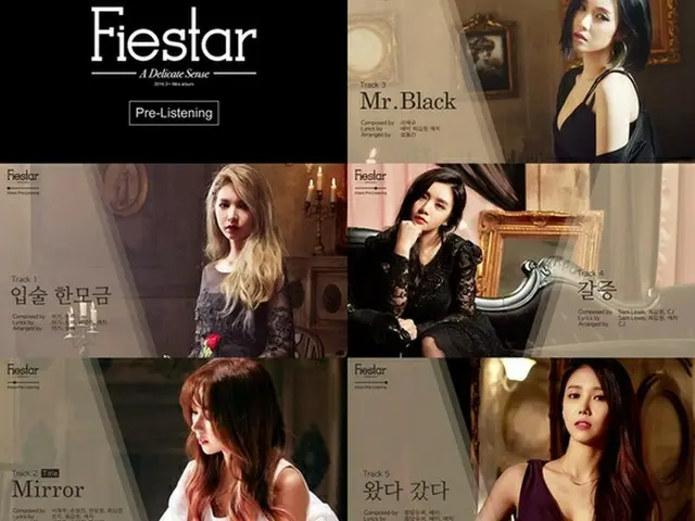 韓国ガールズグループ「FIESTAR」が1年ぶりに見せるニューアルバムのリード曲タイトルを公開した。（提供:news1）