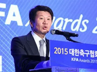 大韓サッカー協会の鄭夢奎（チョン・モンギュ）会長、ユン・ドクヨ号激励のため日本へ