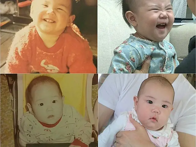 韓国女優ユジンと娘ロヒちゃんがそっくり母娘であることを証明した。（提供:news1）