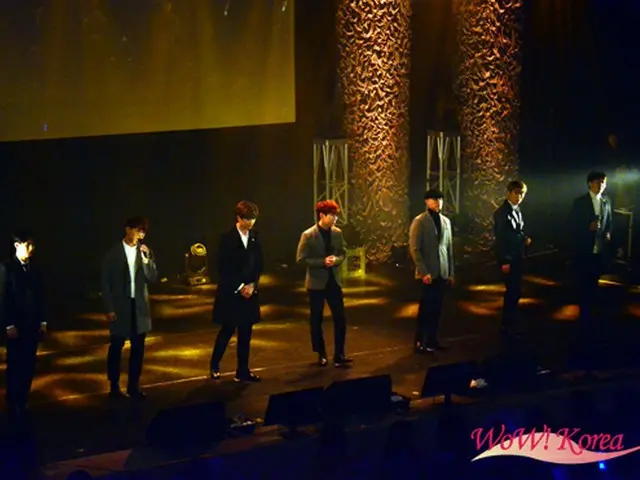 「BTOB」左からミンヒョク、ヒョンシク、ソンジェ、ウングァン、プニエル、イルフン、チャンソプ