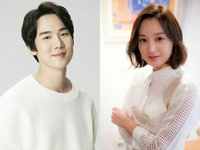 俳優ユ・ヨンソクと女優キム・ジウォンが交際を否定した。（提供:OSEN）