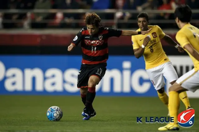 ＜ACL＞浦項、広州恒大に0-2と完敗…事実上ACL脱落（提供:OSEN）