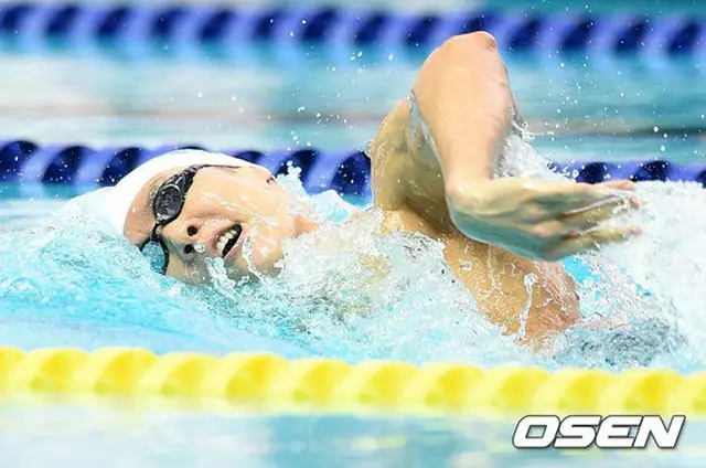 水泳・朴泰桓、復帰戦で4冠王…自由形100メートルも1位（提供:OSEN）