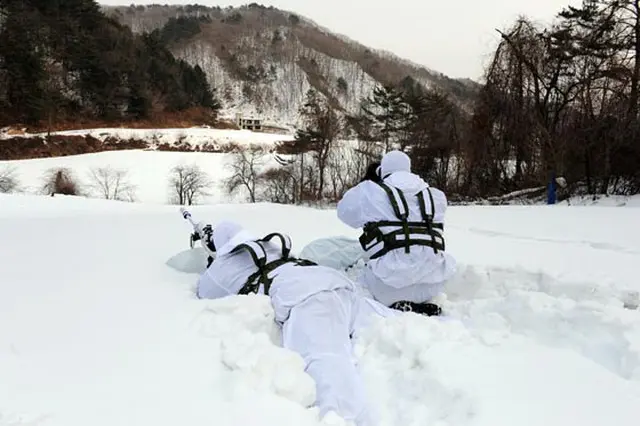 冬の寒さに耐えることが肝心（写真/韓国陸軍公式サイトより）