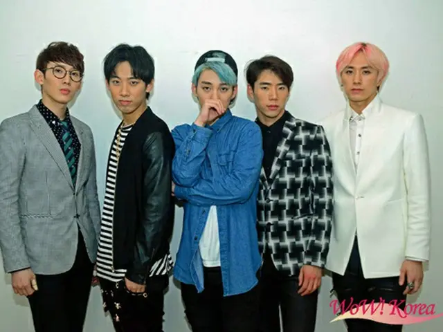 「CIRCUS CRAZY」左からKEVIN、DINGO、KI-ZO、MINKYU、DAEHAN