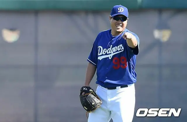 ＜MLB＞リハビリ順調のリュ・ヒョンジン、マウンドでピッチング練習（提供:OSEN）