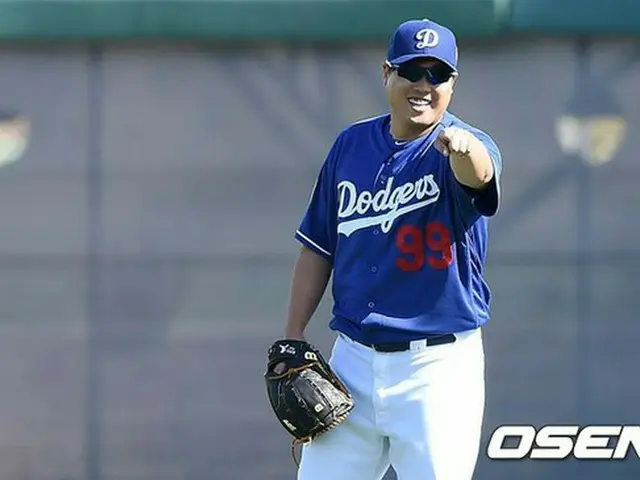 ＜MLB＞リハビリ順調のリュ・ヒョンジン、マウンドでピッチング練習（提供:OSEN）