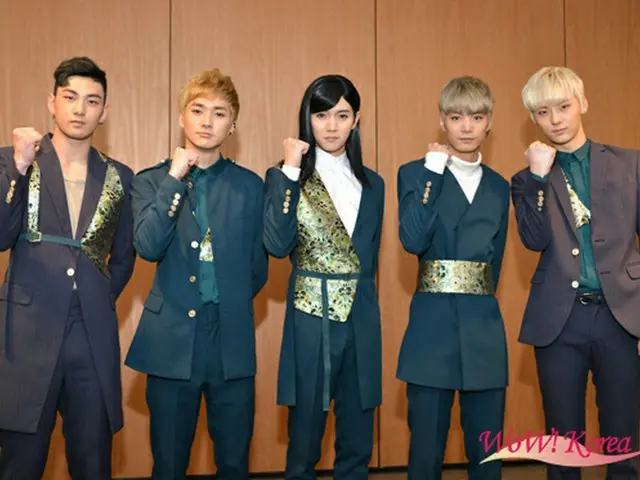 【会見レポ】「NU’EST」、パフォーマンスと演出にこだわったデビュー4周年記念ライブ 東京公演本番直前の囲み取材に登場