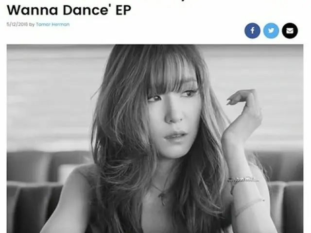 韓国ガールズグループ「少女時代」ティファニー（26）の初となるソロアルバム「I Just Wanna Dance」について、米・ビルボードが記事を掲載し、話題だ。（提供:OSEN）