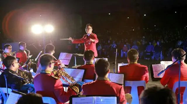 軍楽隊の一番の仕事は音楽演奏である（写真提供:ロコレ）