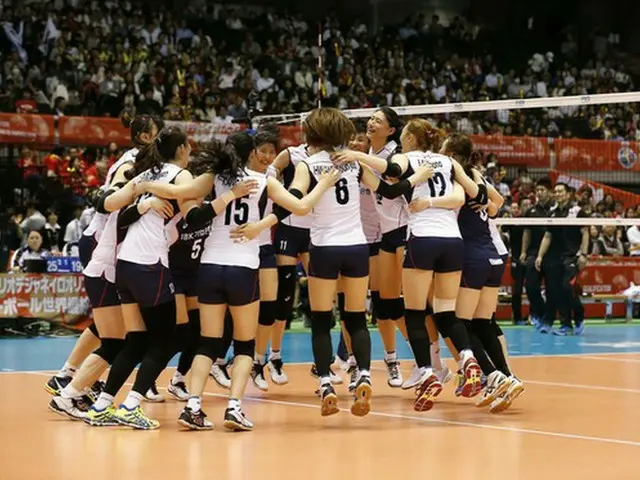 ＜女子バレー＞日韓戦“サービスエース5つ”キム・ヒジン「相手選手の間を狙った」。（提供:news1）
