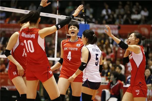 ＜女子バレー＞リオ出場権も目前の韓国、サーブ1位とブロック2位が大きな力に