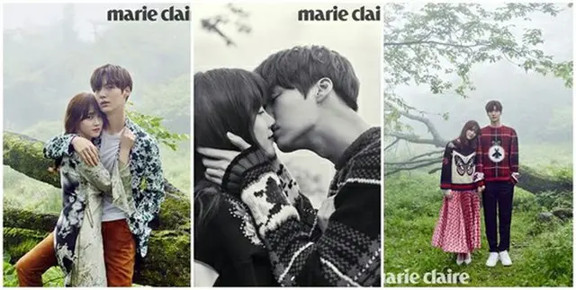 韓国俳優アン・ジェヒョン（28）と女優ク・ヘソン（31）カップルの画報が公開され、注目を浴びている。（提供:OSEN）