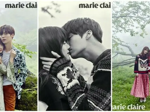 韓国俳優アン・ジェヒョン（28）と女優ク・ヘソン（31）カップルの画報が公開され、注目を浴びている。（提供:OSEN）