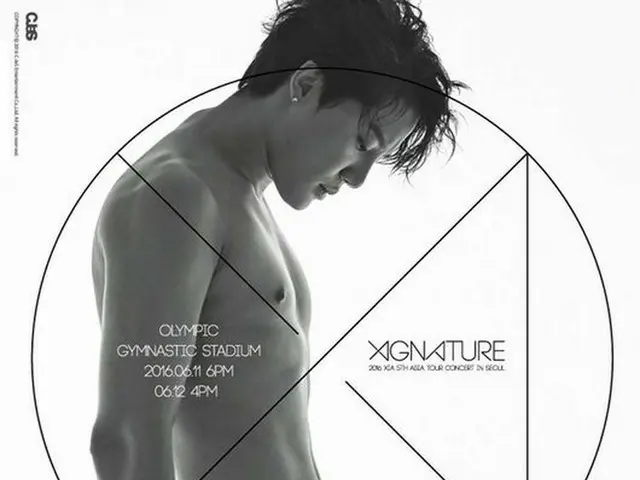 韓国人気男性グループ「JYJ」ジュンス（XIA）のアジアツアーコンサート「2016 XIA 5th ASIA TOUR CONCERT」のポスターが公開された。（提供:OSEN）