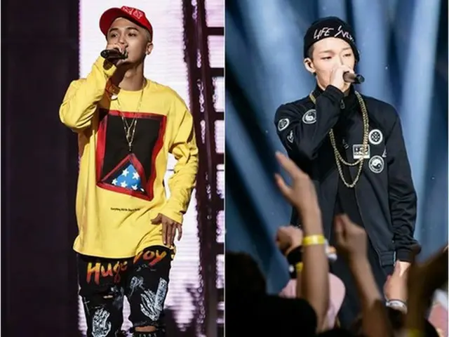 韓国アイドルグループ「WINNER」のメンバー、ソン・ミンホの「恐れ」が「SHOW ME THE MONEY」マニアファンに最も人気のある曲に選ばれた。写真左:ソン・ミンホ、右:BOBBY(iKON）（提供:OSEN）