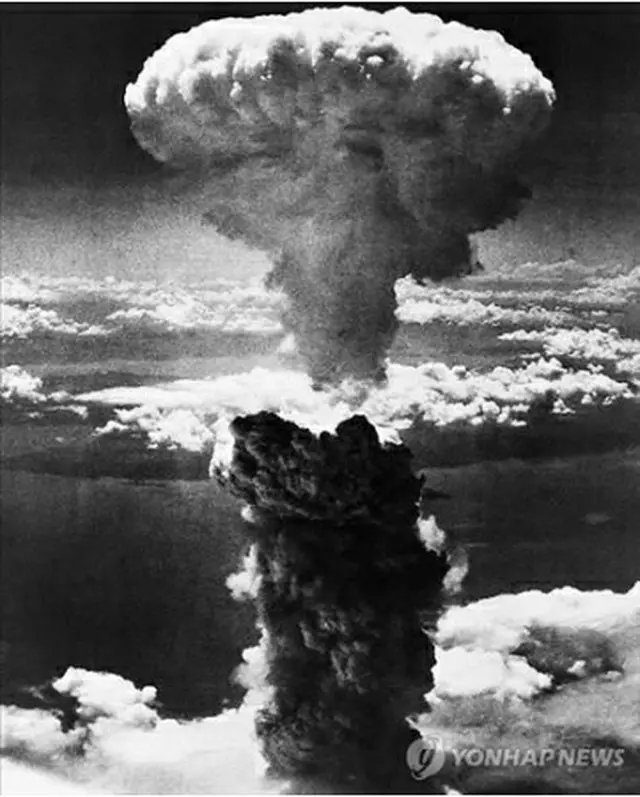 １９４５年８月９日、長崎に原爆が投下されたときの様子＝（ＡＰ＝聯合ニュース）