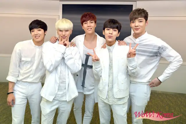 「Boys Republic」左からソンジュン、ミンス、ウォンジュン、スウン、ソヌ