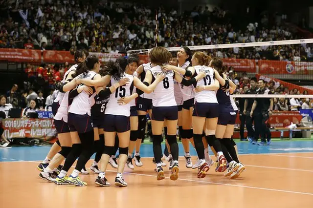 1976年モントリオール五輪以来、40年ぶりのメダル獲得に挑戦する女子バレー韓国代表が、初戦から“宿敵”日本との真っ向勝負を繰り広げる。（提供:news1）