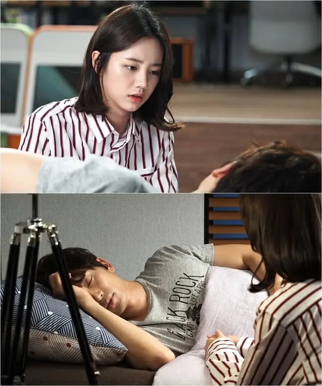 ヘリ（Girl’s Day）がチソンを看病する姿が公開された（写真提供:News1）