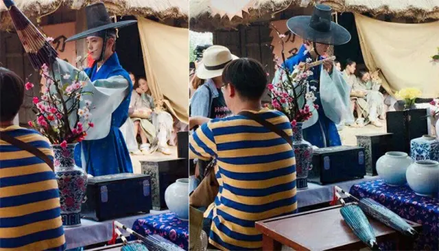 韓国俳優パク・ボゴム（22）の「雲が描いた月明かり」撮影現場が公開された。出処:BUJADA