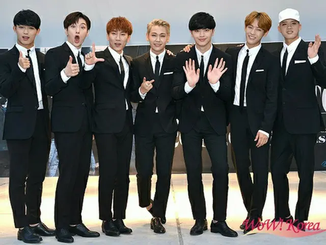 「BTOB」左からヒョンシク、チャンソプ、ウングァン、イルフン、ソンジェ、ミンヒョク、プニエル