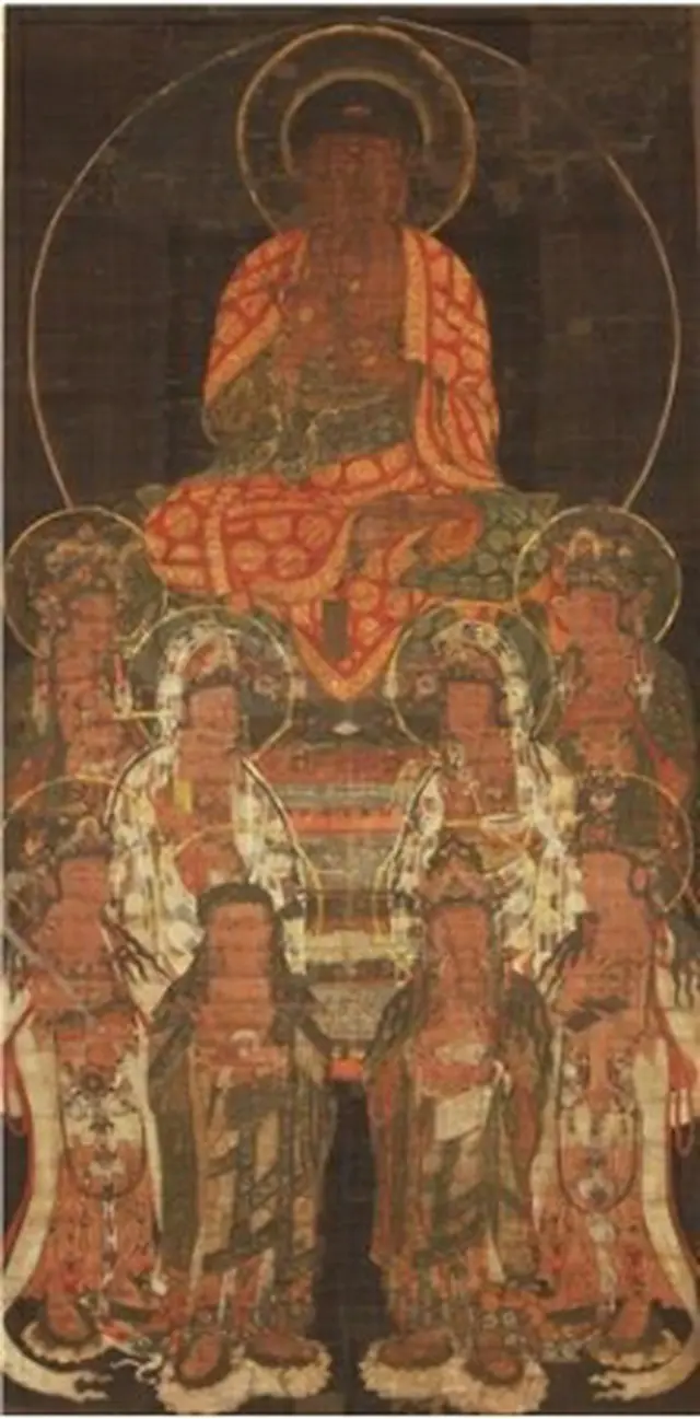 阿弥陀八大菩薩図（提供写真）＝（聯合ニュース）