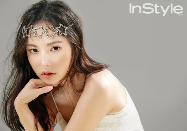 韓国女優ミン・ヒョリン（30）が神秘的な魅力を放ったグラビアが公開された。（提供:news1）