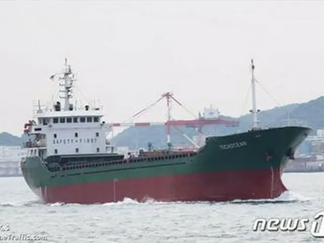 国連安全保障理事会の制裁対象である北朝鮮の船舶が最近、中国近海を運航したことが確認された。（提供:news1）
