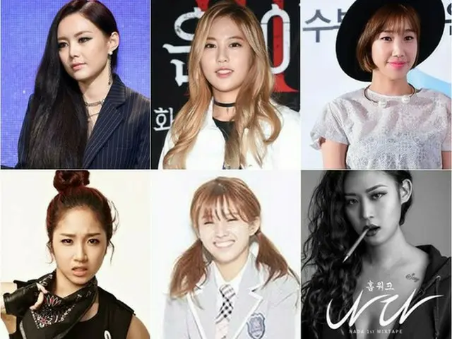 ガールズグループ「Brown Eyed Girls」ミリョ、ユク・ジダム、ハ・ジュヨン、ユナ・キムなどがMnet女性ラッパーサバイバル「UNPRETTY RAPSTAR3」に出演する。（提供:OSEN）