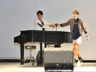 【イベントレポ】KEVIN（from U-KISS）、大先輩歌手Kと初のソロシングルリリース記念イベントに揃って登場