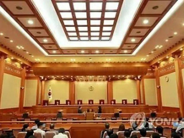 韓国憲法裁判所＝２８日、ソウル（聯合ニュース）