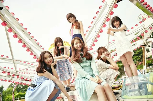 韓国ガールズグループ「GFRIEND」が、ガールズグループの中で1年間で最も多く1位トロフィーを獲得し、記録更新を続けている。（提供:OSEN）