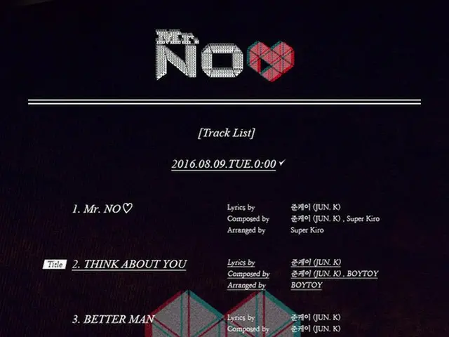韓国アイドルグループ「2PM」Jun.Kが韓国初ソロアルバム全曲を自作曲で満たした。（提供:news1）