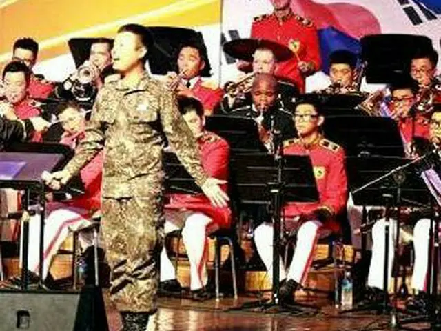 一般的な軍楽隊の演奏風景（韓国陸軍公式サイトより / 写真提供:ロコレ）