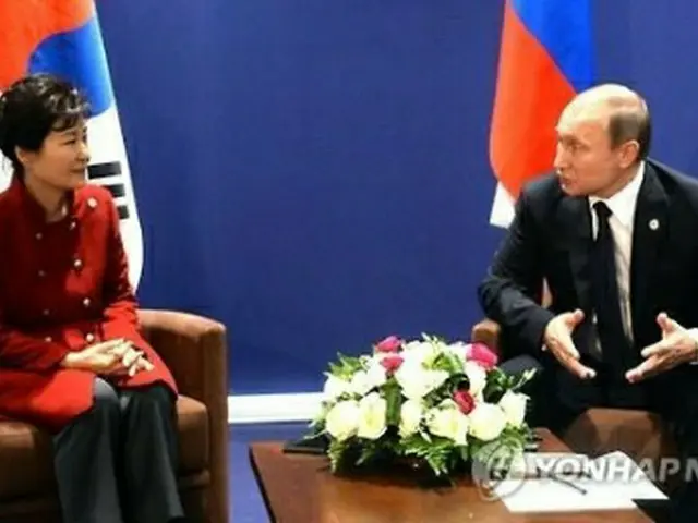 朴大統領とプーチン大統領の過去の会談（資料写真）＝（聯合ニュース）