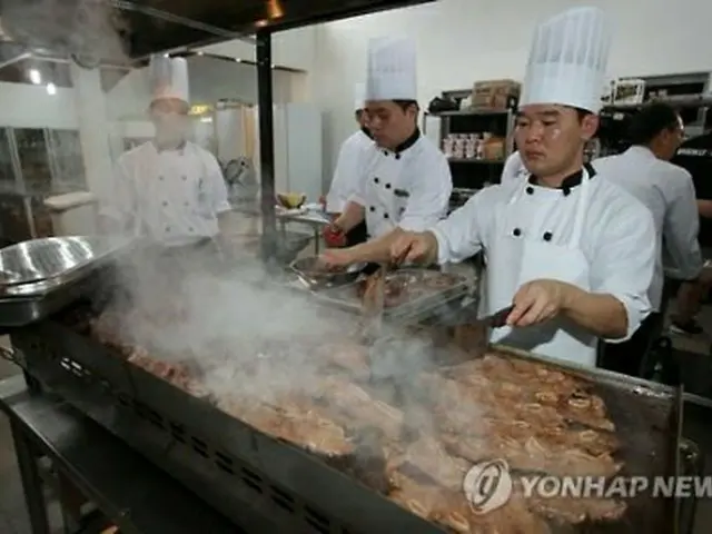 韓国代表選手たちの食事支援などを行うため、リオデジャネイロ市内に設置されたコリアハウス＝（聯合ニュース）