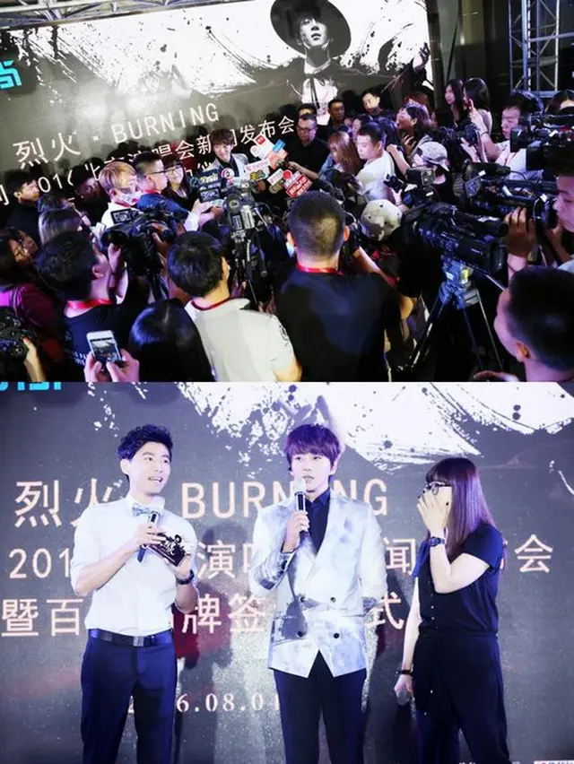 韓国歌手ファン・チヨル（33）が中国で新曲「陪我一起做夢（私と共に夢を見る）」の発売記念制作発表会を開催した。（提供:OSEN）