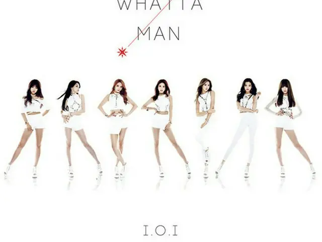 韓国ガールズグループ「I.O.I」7人組ユニットシングル「Whatta Man」ジャケットイメージを公開した。（提供:OSEN）