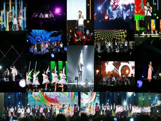 韓国アイドルグループ「EXO」や「SEVENTEEN」、そして「TWICE」が一堂に会する。（提供:OSEN）
