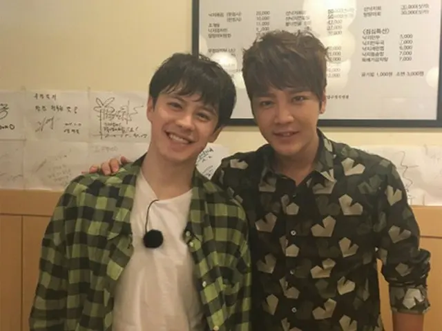 韓国俳優チャン・グンソクが日本の人気バラエティ番組に出演した姿が公開された。写真出処＝ユニバーサルミュージックジャパンTwitterより