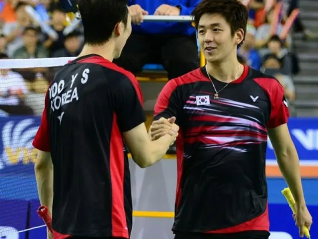 バドミントン男子ダブルス世界ランキング1位のイ・ヨンデ（李龍大、27、サムスン電子）－ユ・ヨンソン（柳延星、29、水原市庁）組が2016リオデジャネイロオリンピック初戦を勝利で飾った。