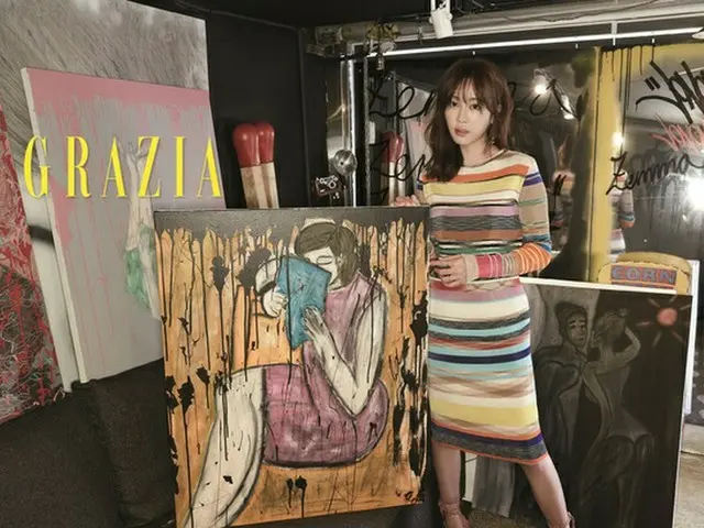 韓国女優カン・イェウォン（36）が自身の個人アトリエで撮影した画報を公開した。（提供:news1）