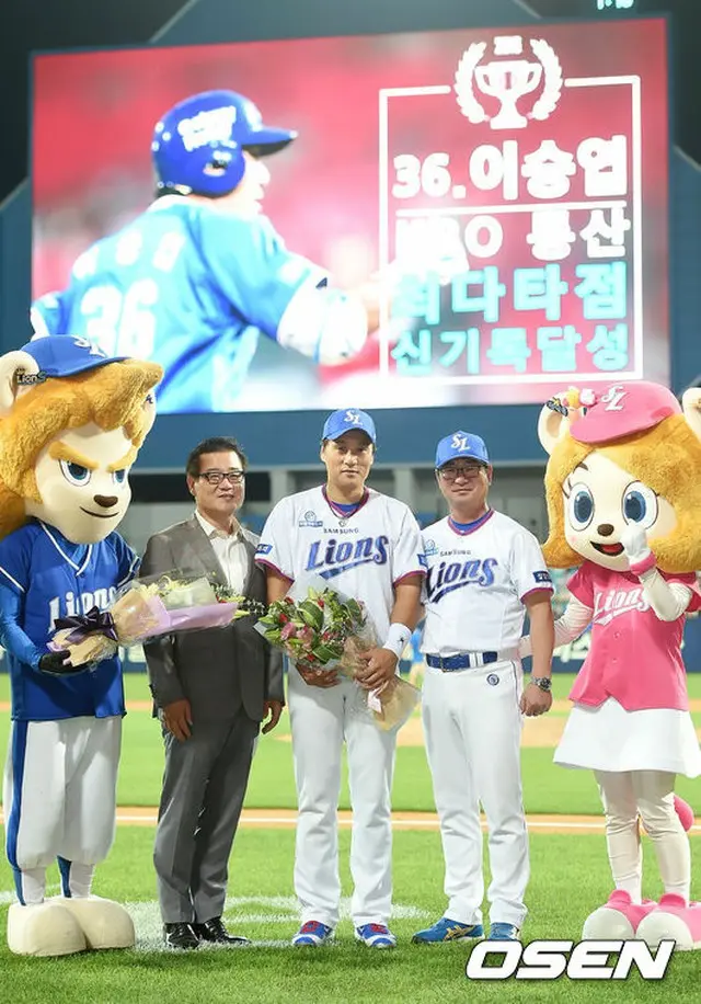 韓国の“国民的打者”イ・スンヨプ（40 / 三星ライオンズ）が、KBOリーグ通算最多打点の新記録を達成した。（提供:OSEN）