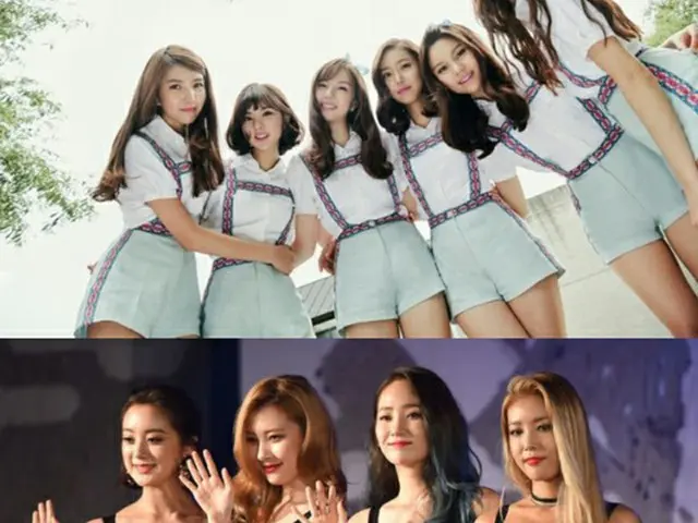 ガールズグループが8月のランキング上位圏を占めた。(提供:OSEN)