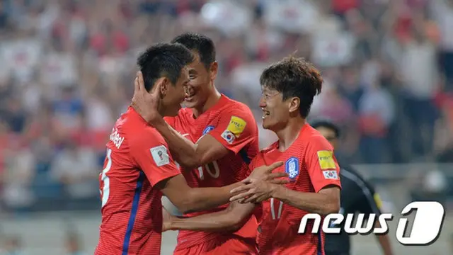 韓国が9大会連続のW杯本選進出に向け、初戦を勝利で飾った。（提供:news1）