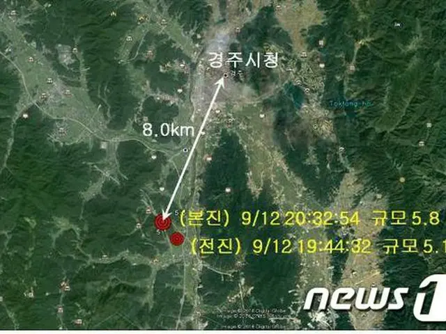 ”観測史上最大の揺れ”から一夜明けた韓国で余震続く… 午前8時台にM3.2を観測