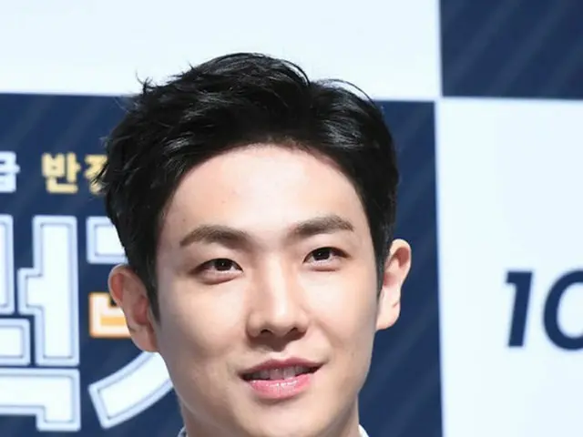 韓国映画「LUCK-KEY」に出演した俳優イ・ジュンが、制作発表会で撮影エピソードを語った。（提供:OSEN）