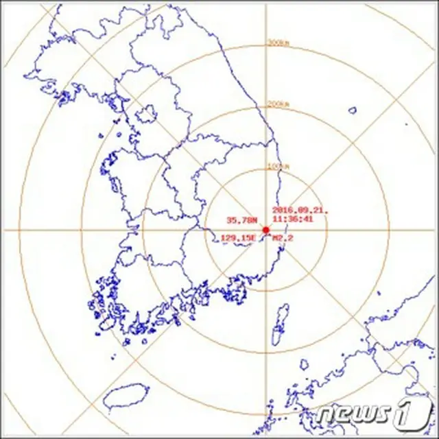 きょう（21日）午前11時52分ごろ慶州でM3.5の余震発生 「被害はないもよう」